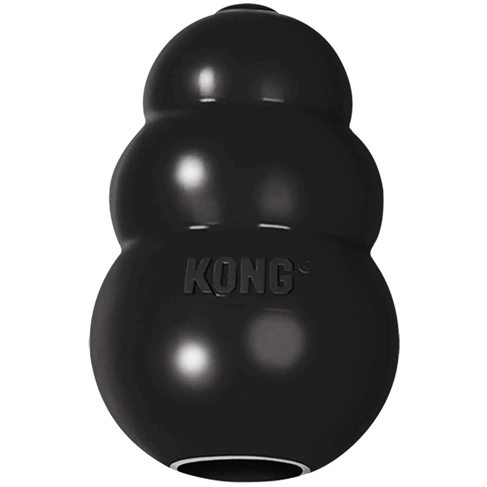 KONG - Extreme Dog Toy - Toughest Natural Rubber Dog Toy, Black - Fun to Chew, Chase and Fetch 1