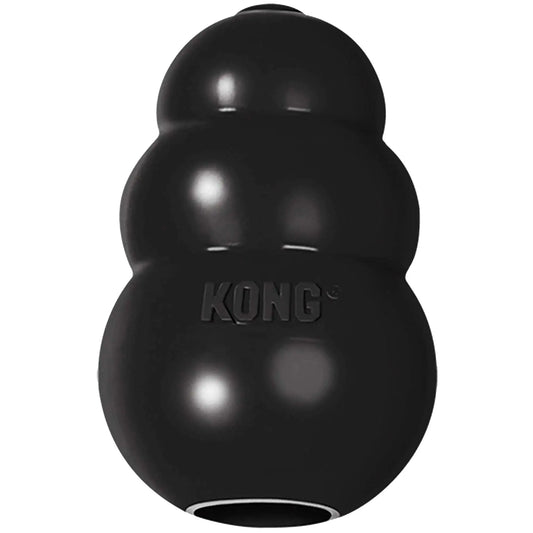 KONG - Extreme Dog Toy - Toughest Natural Rubber Dog Toy, Black - Fun to Chew, Chase and Fetch 1