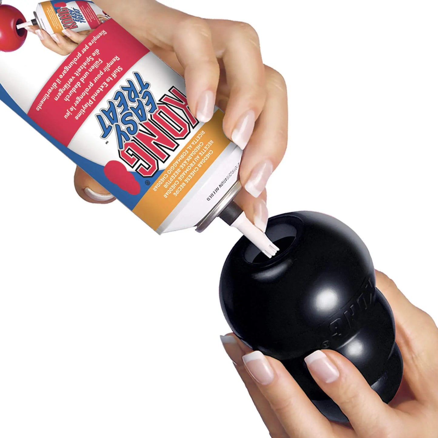 KONG - Extreme Dog Toy - Toughest Natural Rubber Dog Toy, Black - Fun to Chew, Chase and Fetch 4