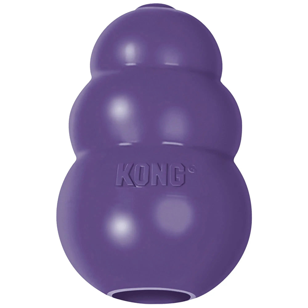 KONG Senior Chew Toy for Aging Dogs – Gentle Rubber Dog Toy & Treat Dispensing Fun 1