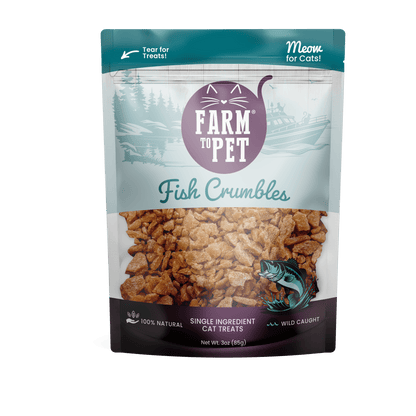 Fish Crumbles for Cats | 100% Protein Cat Treats