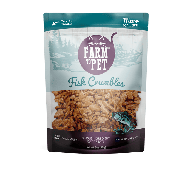 Fish Crumbles for Cats | 100% Protein Cat Treats