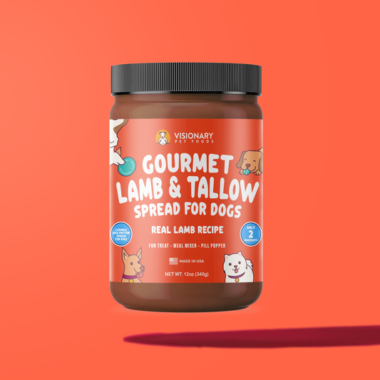 Visionary lamb and beef tallow dog meat spread 12oz

