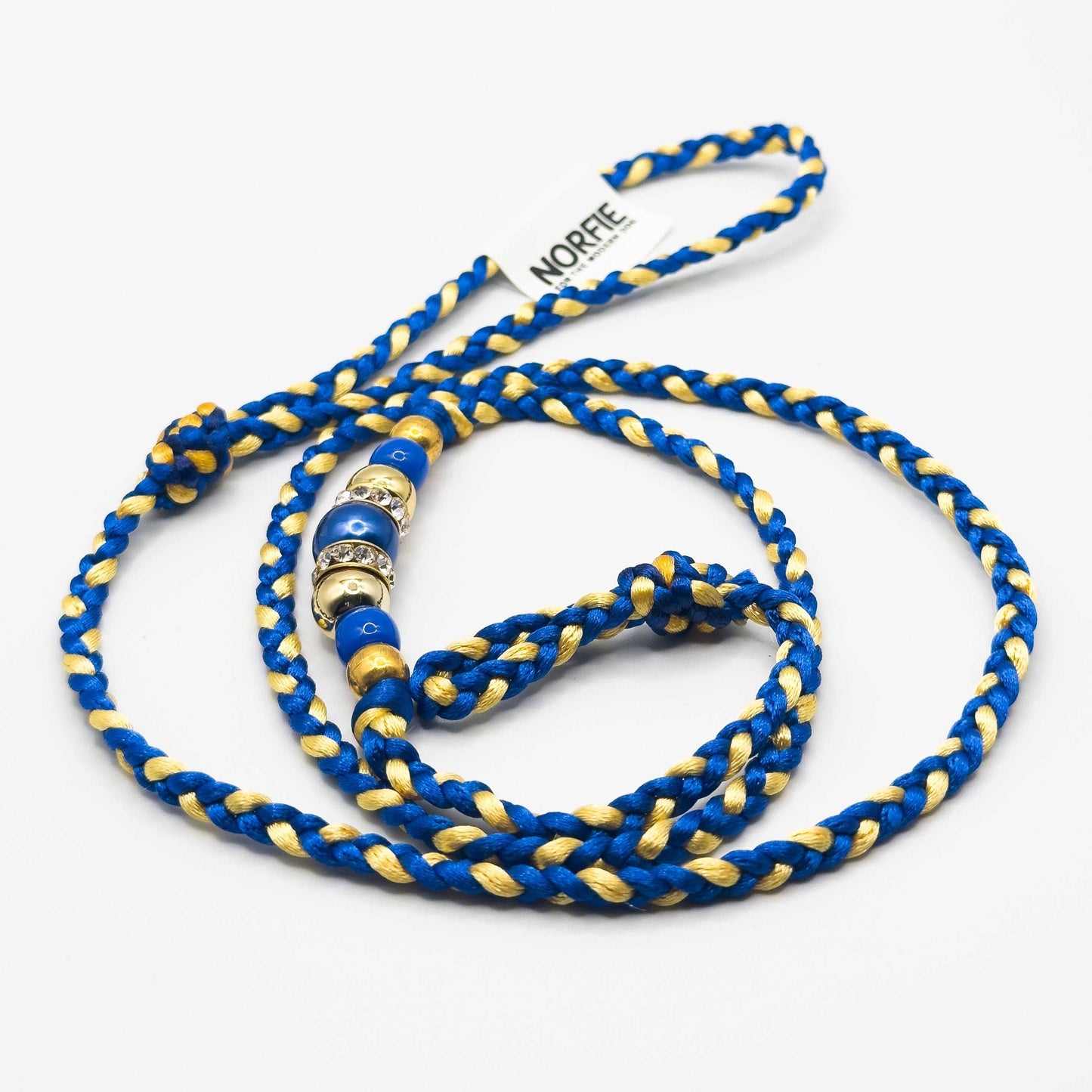 Midnight Blue Conformation Dog Show Leads Front