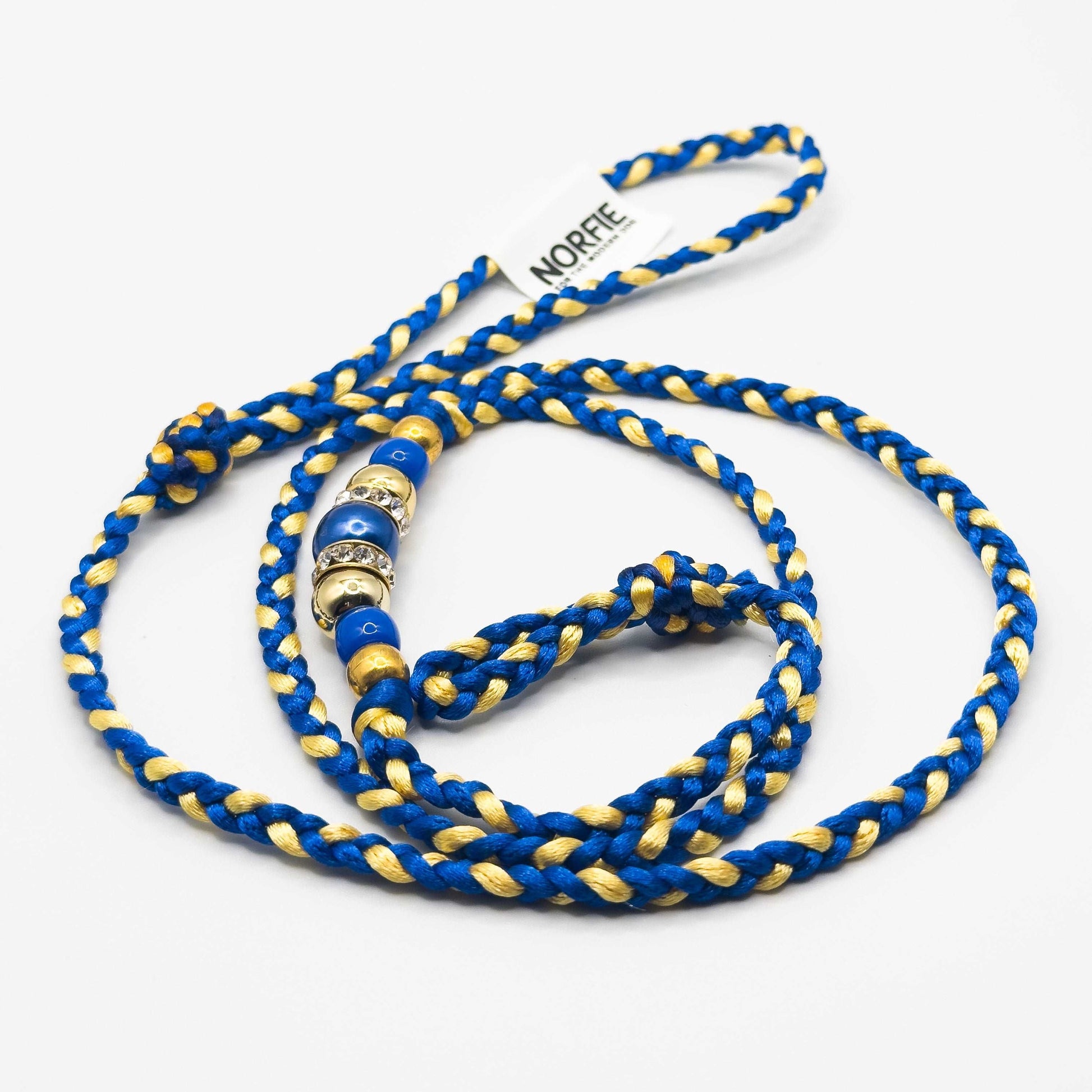 Midnight Blue Conformation Dog Show Leads Front