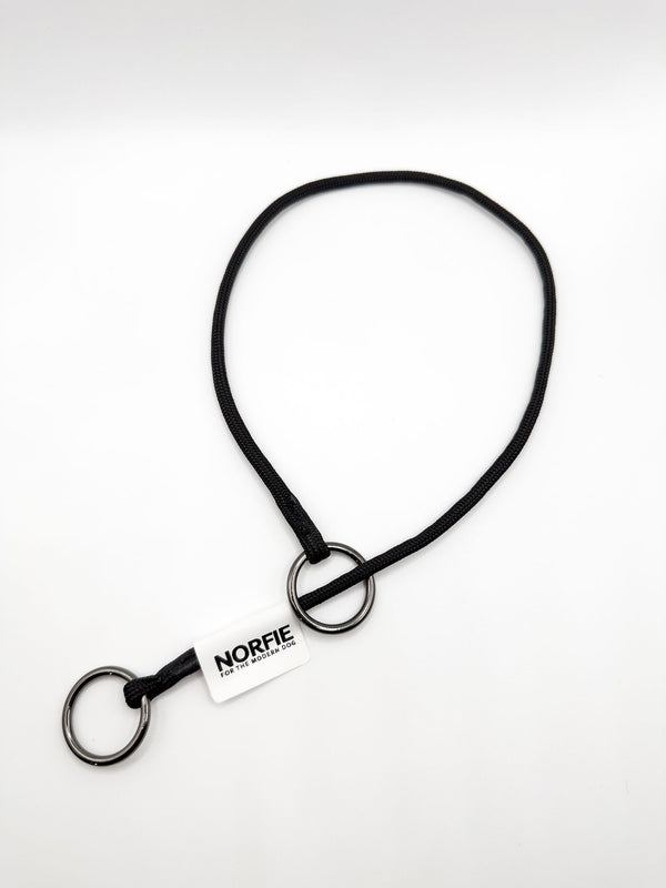 Norfie Champion Nylon Dog Show Collar black