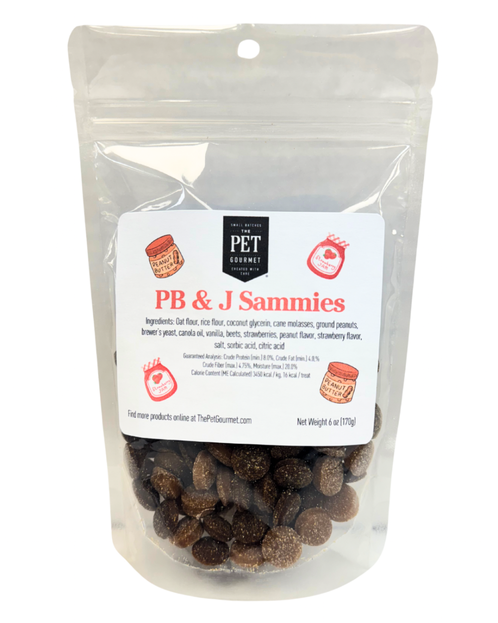 The Pet Gourmet® - PB & J Sammies 6oz