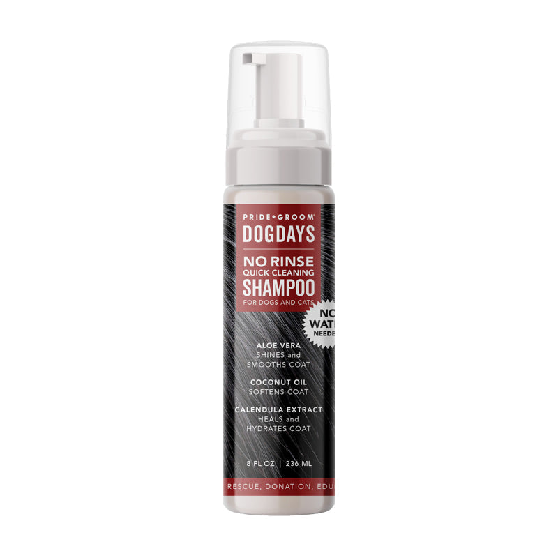 DOGDAYS Waterless Foaming Shampoo for Dogs & Cats -—No-Rinse, Odor-Eliminating Cleanser