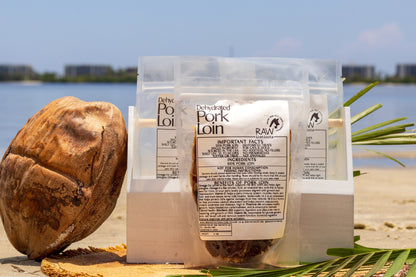 Raw Instincts - Dehydrated Pork Loin – 4oz USA-Sourced, Small Batch Treat for Cats & Dogs