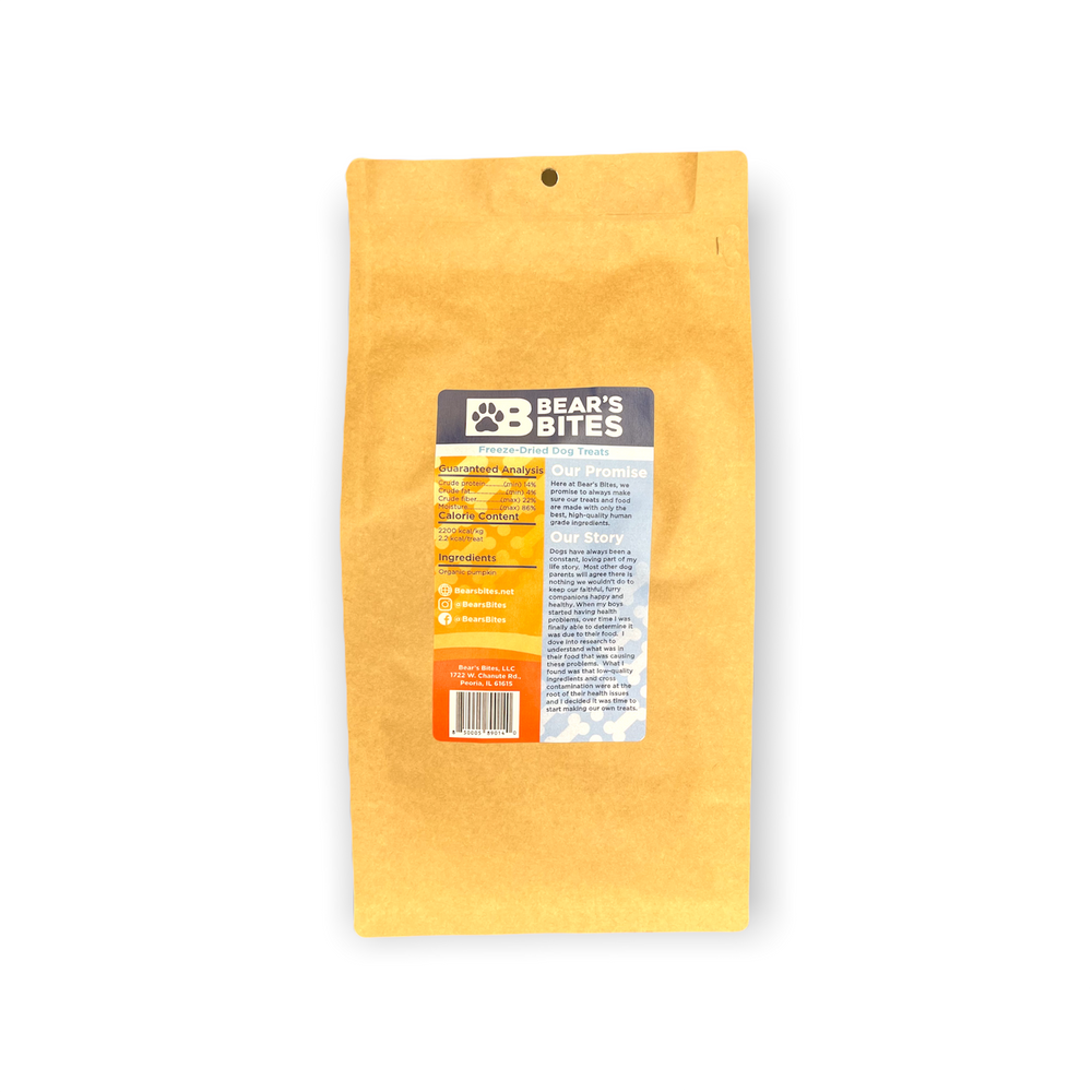 Single Ingredient Freeze Dried Pumpkin Dog Treats