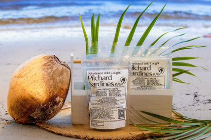 Raw Instincts - Dehydrated Wild Caught Pilchard Sardines for Cats & Dogs 100% Single Ingredient 2 oz
