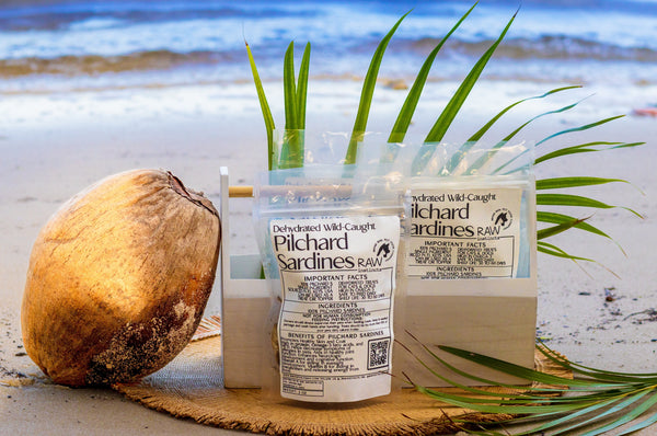 Raw Instincts - Dehydrated Wild Caught Pilchard Sardines for Cats & Dogs 100% Single Ingredient 2 oz