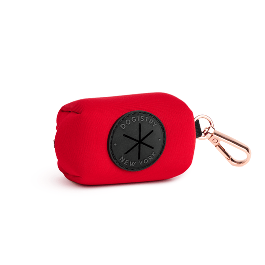 Dogistry - Poop Bag Holder - Iconic Red