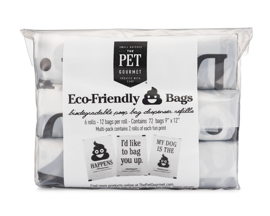The Pet Gourmet® - Eco-Friendly Poop Bags - 6 Refill Rolls