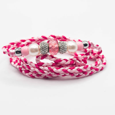 Rose Quartz Conformation Dog Show Leads 36"