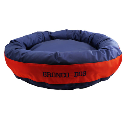 American Dog - Dog Bed Round Bolster Armor Football