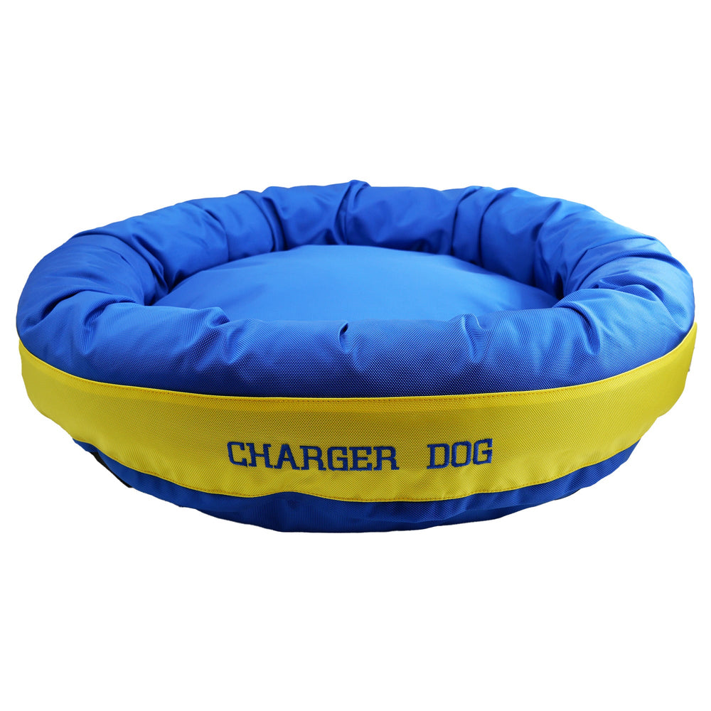 American Dog - Dog Bed Round Bolster Armor Football