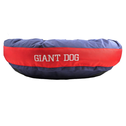 American Dog - Dog Bed Round Bolster Armor Football