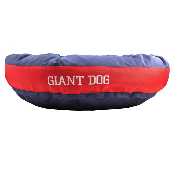 American Dog - Dog Bed Round Bolster Armor Football