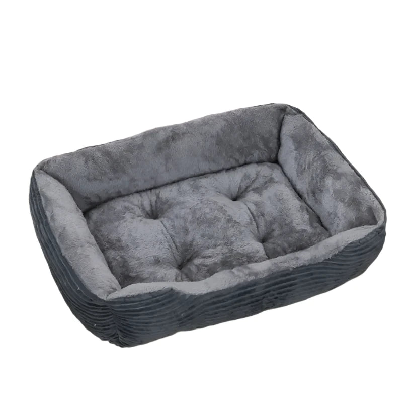 Waterproof Cozy Dog Bed - all breed gray