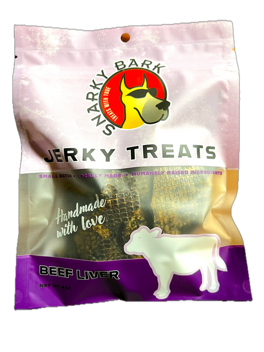 Deer Valley Danes - Snarky Bark Beef Liver Jerky