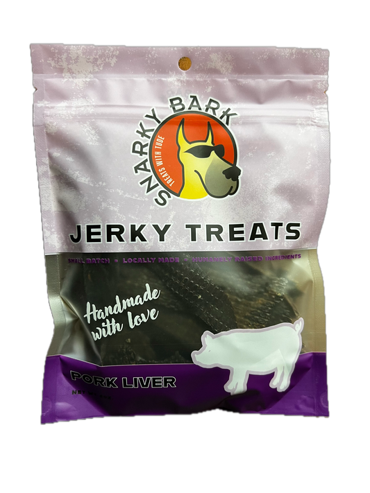 Deer Valley Danes - Snarky Bark Pork Liver Jerky