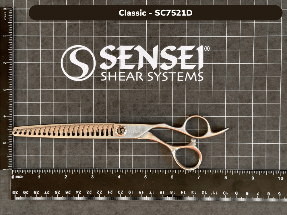 Sensei Shears - CLASSIC DOUBLE DELUXE 21 TOOTH SPEED-CHUNK BLENDING SHEAR