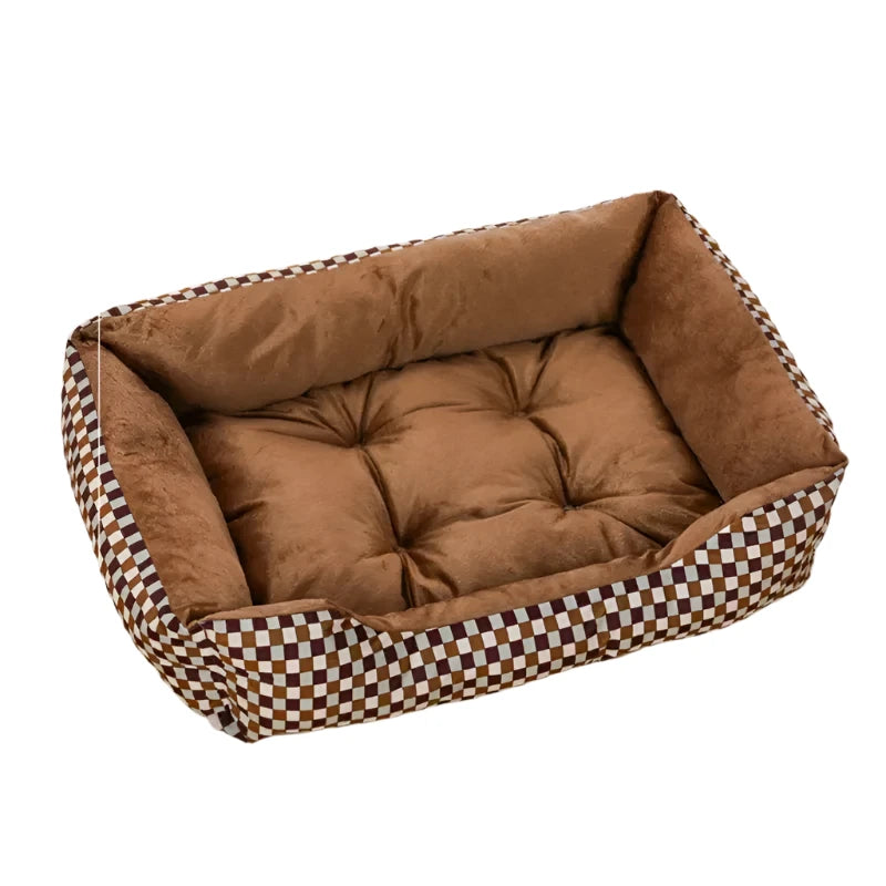 Waterproof Cozy Dog Bed - all breed square 