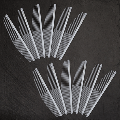 Sensei Shears - 12 PACK - #10 Cresent Grooming Comb - Short Tooth