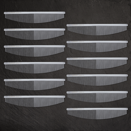 Sensei Shears - 12 PACK - #10 Cresent Grooming Comb - Short Tooth