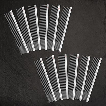 Sensei Shears - 12 PACK - #7 9.75 in Coarse-Fine Grooming Comb