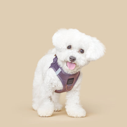 Dogistry - SoHo Dog Harness - Lilac Gray