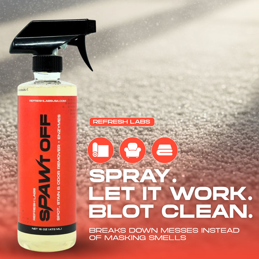 sPAWt OFF Enzyme Pet Stain & Odor Remover | Professional Strength Dog & Cat Cleaner