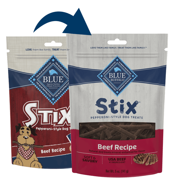 Blue Buffalo Blue Stix Soft-Moist Treats Beef Recipe (5oz)