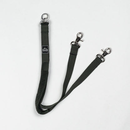 Alpha Pak - Teton Dark Gray Elastic Dog Leash Coupler