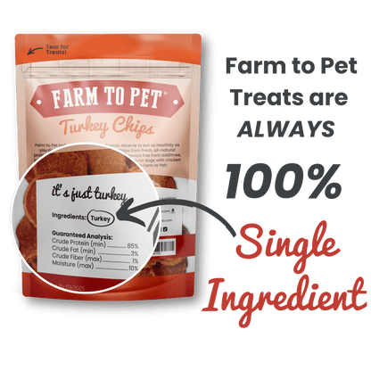 Farm To Pet - Puppy Packs 'n Snacks Dog Treat Starter Pack | Single-Ingredient Training Treats