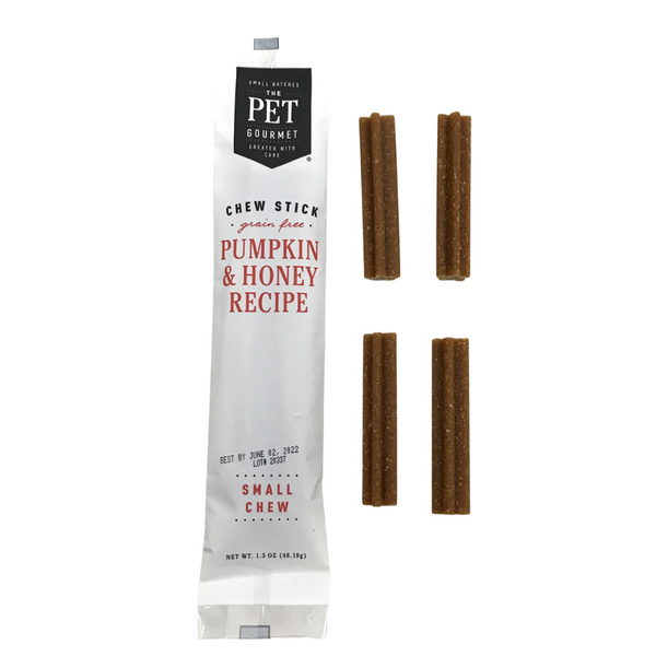 The Pet Gourmet - Pumpkin & Honey Chew Sticks