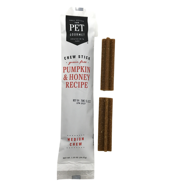 The Pet Gourmet - Pumpkin & Honey Chew Sticks