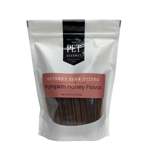 The Pet Gourmet - Large Pumpkin & Honey Chews 2lb bag