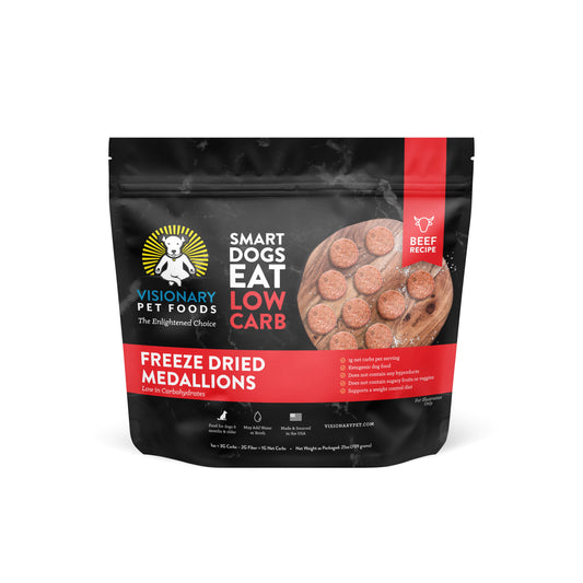 Visionary Pet Foods freeze dried beef dog food 25oz

