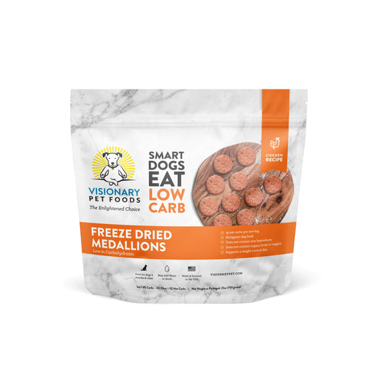 Visionary freeze dried chicken dog food 25oz

