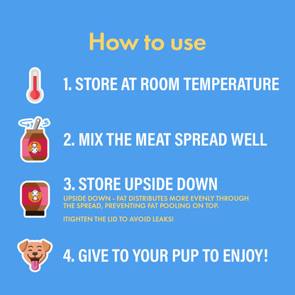 Visionary low carb dog enrichment spread with fish

