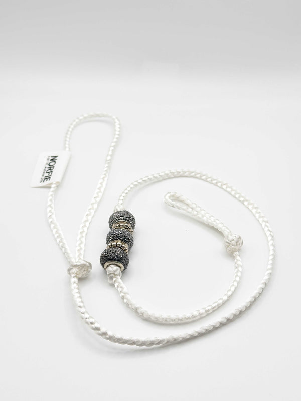 White Pandora Conformation Dog Show Leads front