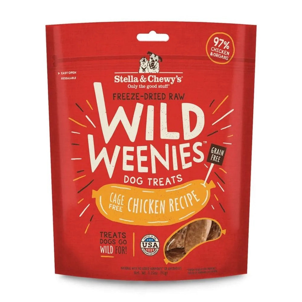 Stella & Chewy’s Freeze Dried Wild Weenies Chicken Dog Treats (3.25oz)