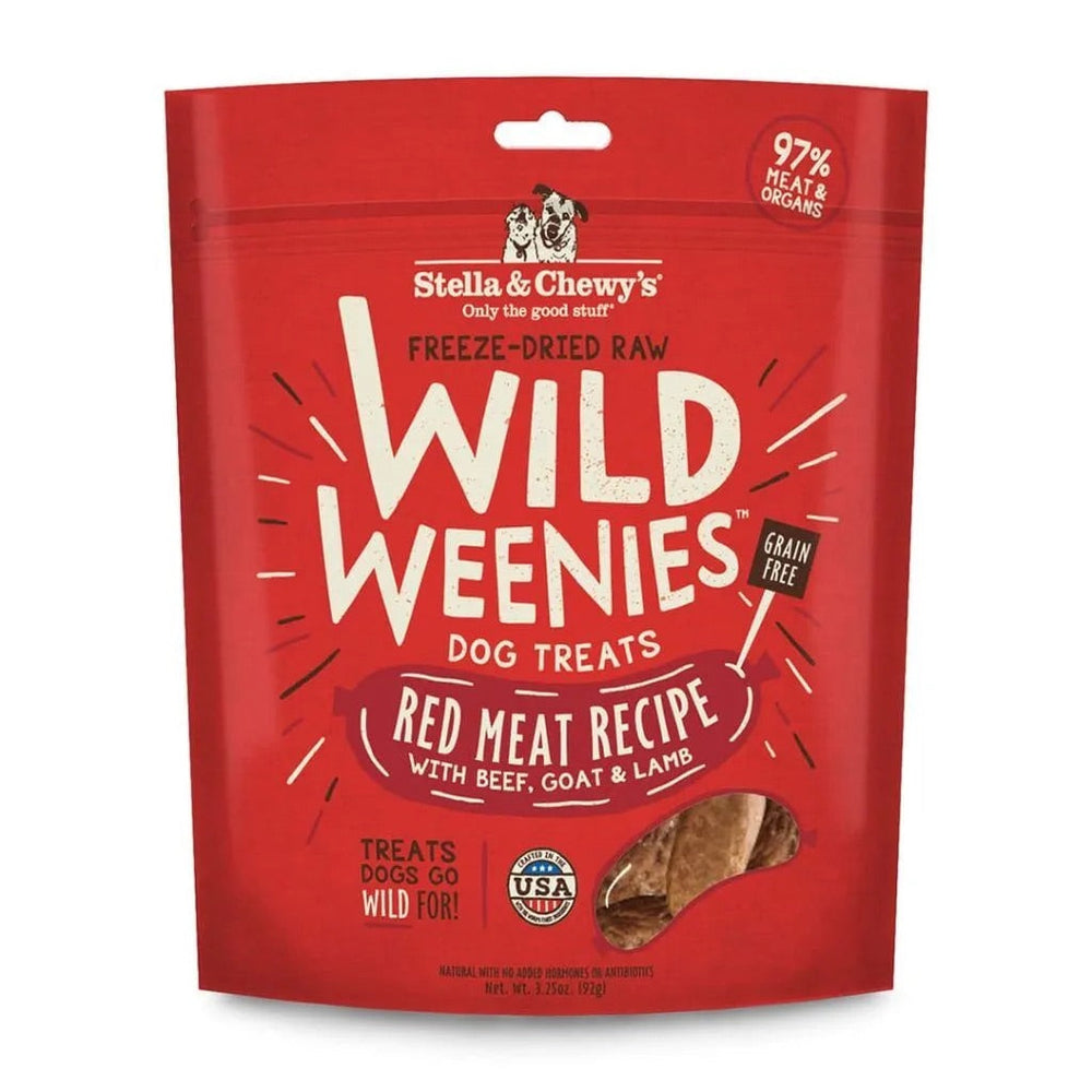 Stella & Chewy’s Freeze Dried Wild Weenies Red Meat Dog Treats (3.25oz)