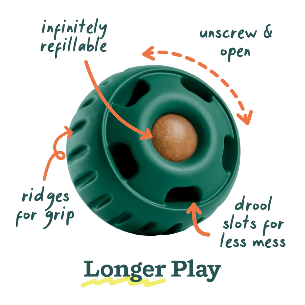 Woof Dog Pupsicle Green Large Dog Toy