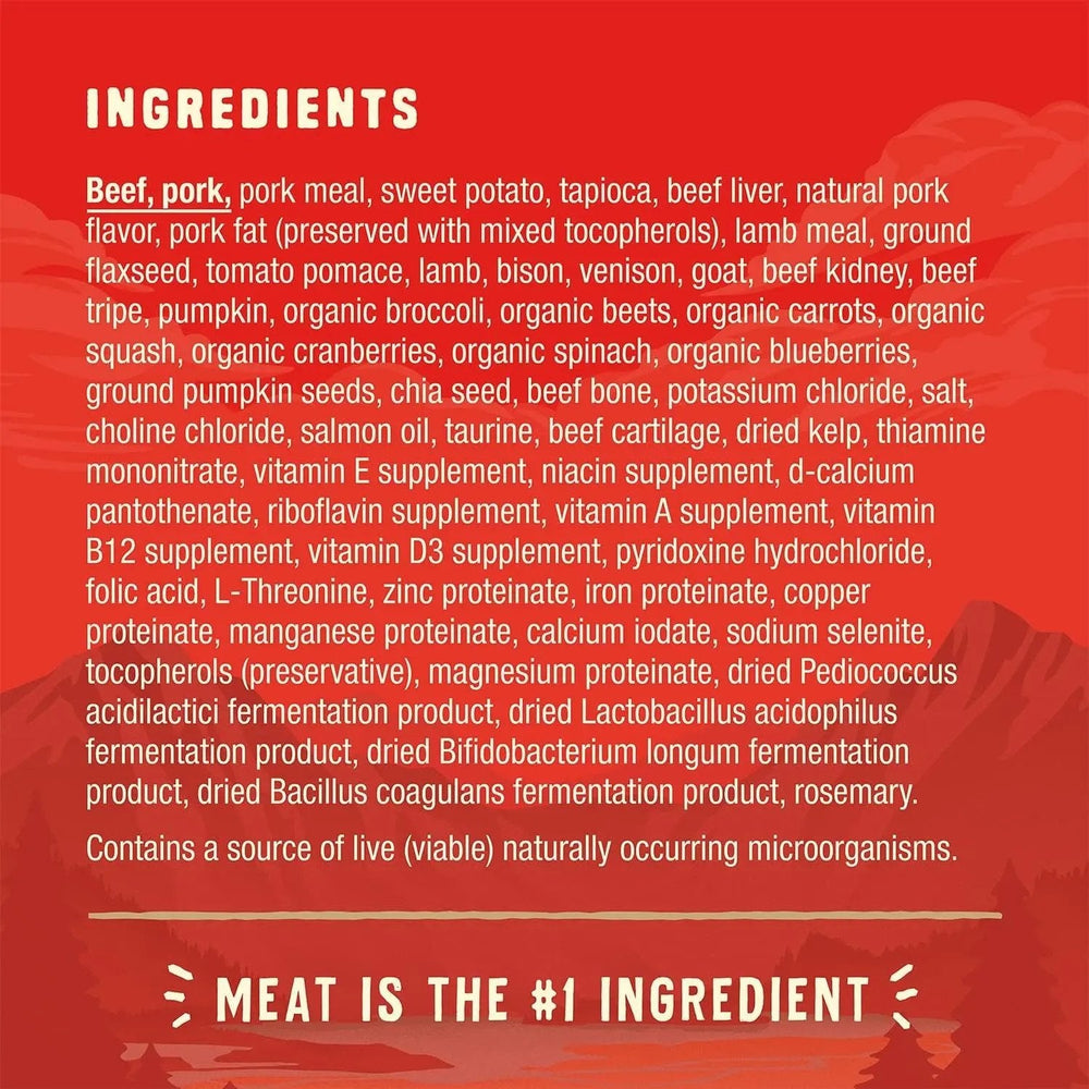 Stella & chewy's - Wild Red Dry Dog Food Raw Coated High Protein Grain & Legume Free Red Meat Recipe, 1 Lb. Bag
