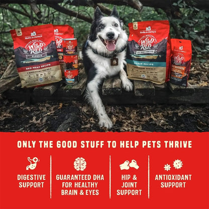 Stella & chewy's - Wild Red Dry Dog Food Raw Coated High Protein Grain & Legume Free Red Meat Recipe, 1 Lb. Bag