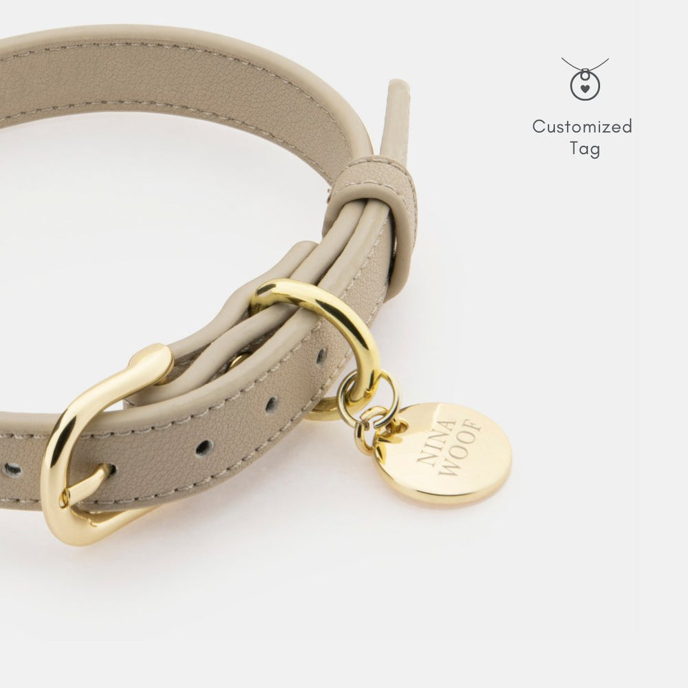 Collar - Air Tag Enabled - Vegan Leather - Cupertino