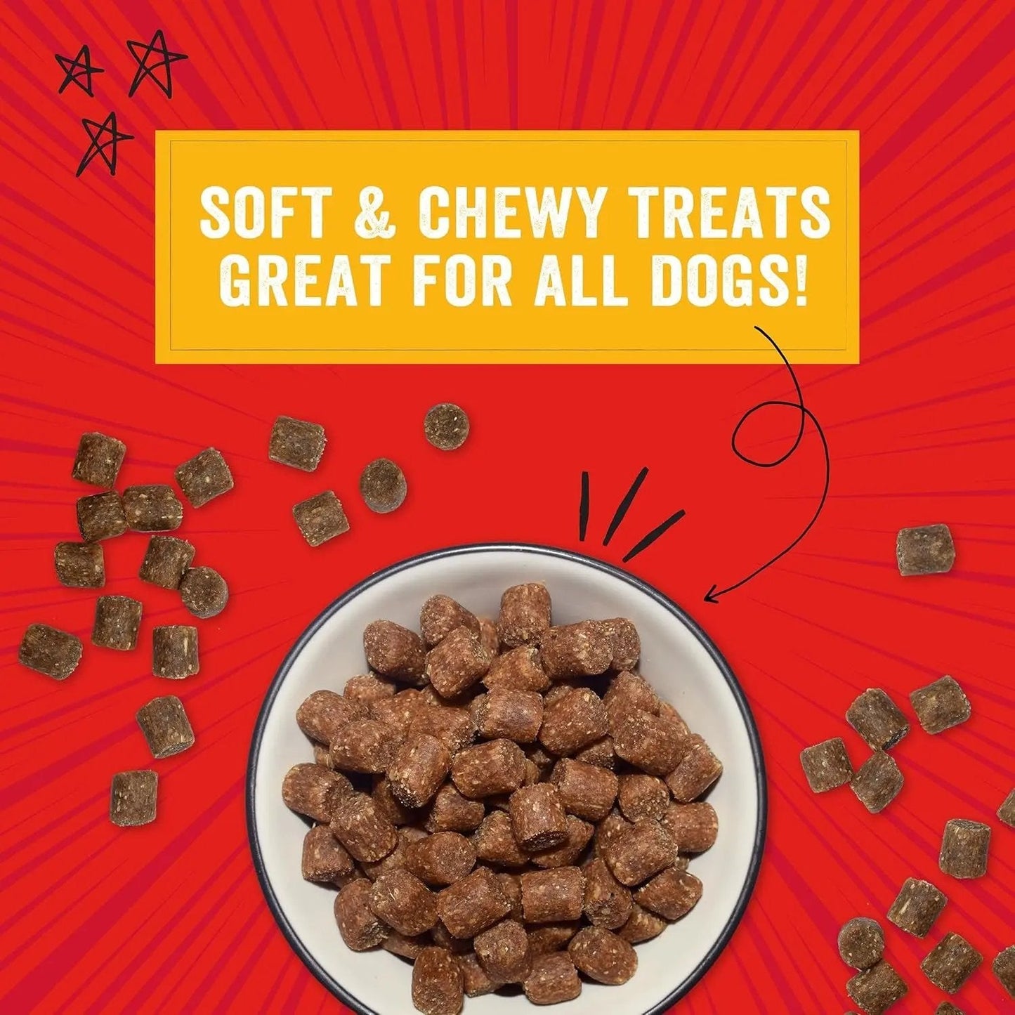 Stella & chewy's - Training Dog Treats - Crav'N Bac'N Soft Bacon & Chicken Bites - Premium USA Made - Low Calorie Rewards - 8.25Oz
